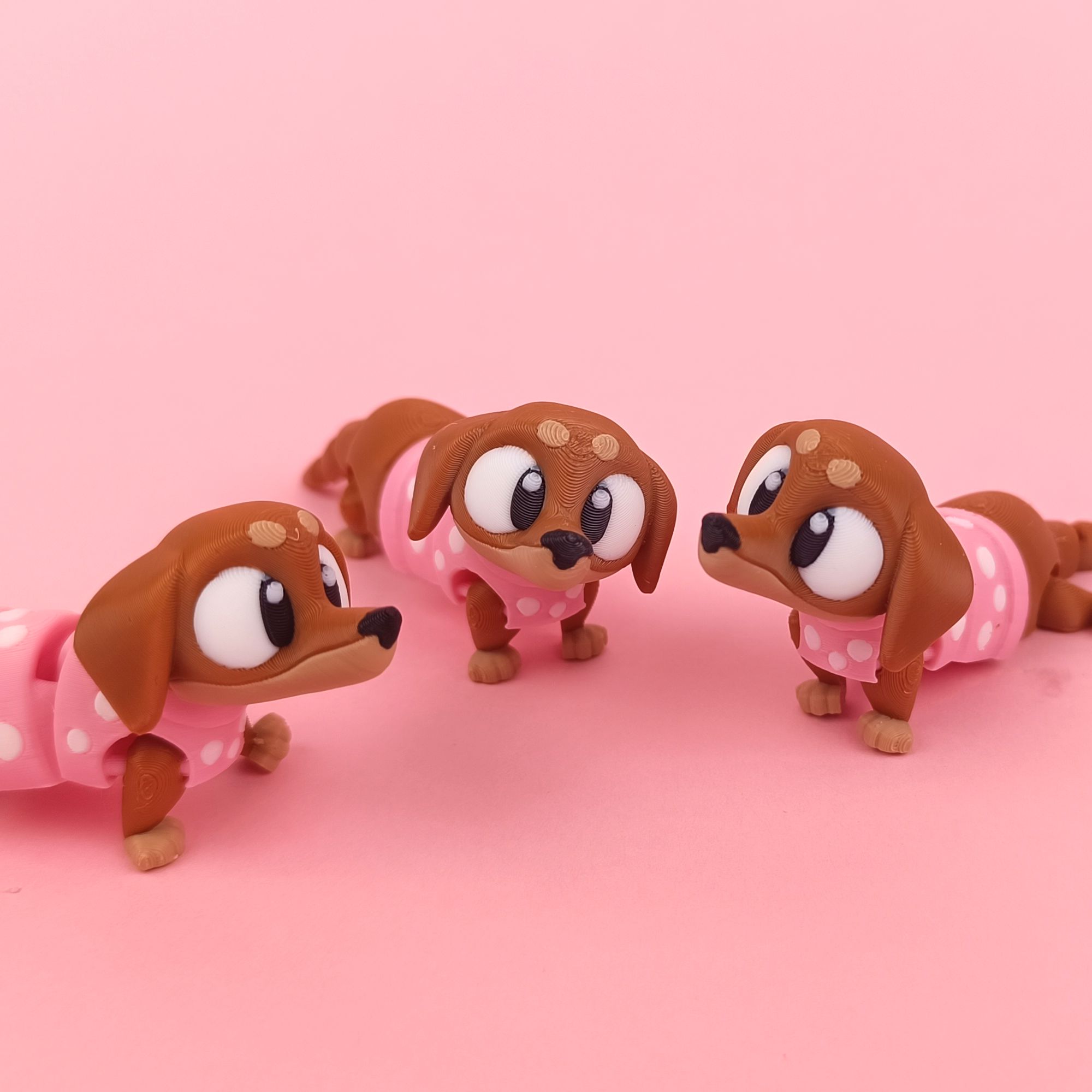 3DGOB NO:004 腊肠狗 Flexi_Sausage_Dog-创客之家