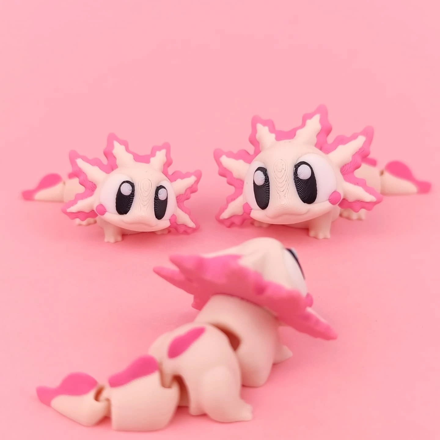 3DGOB NO:036 小蝾螈 FlexiAxolotl-创客之家