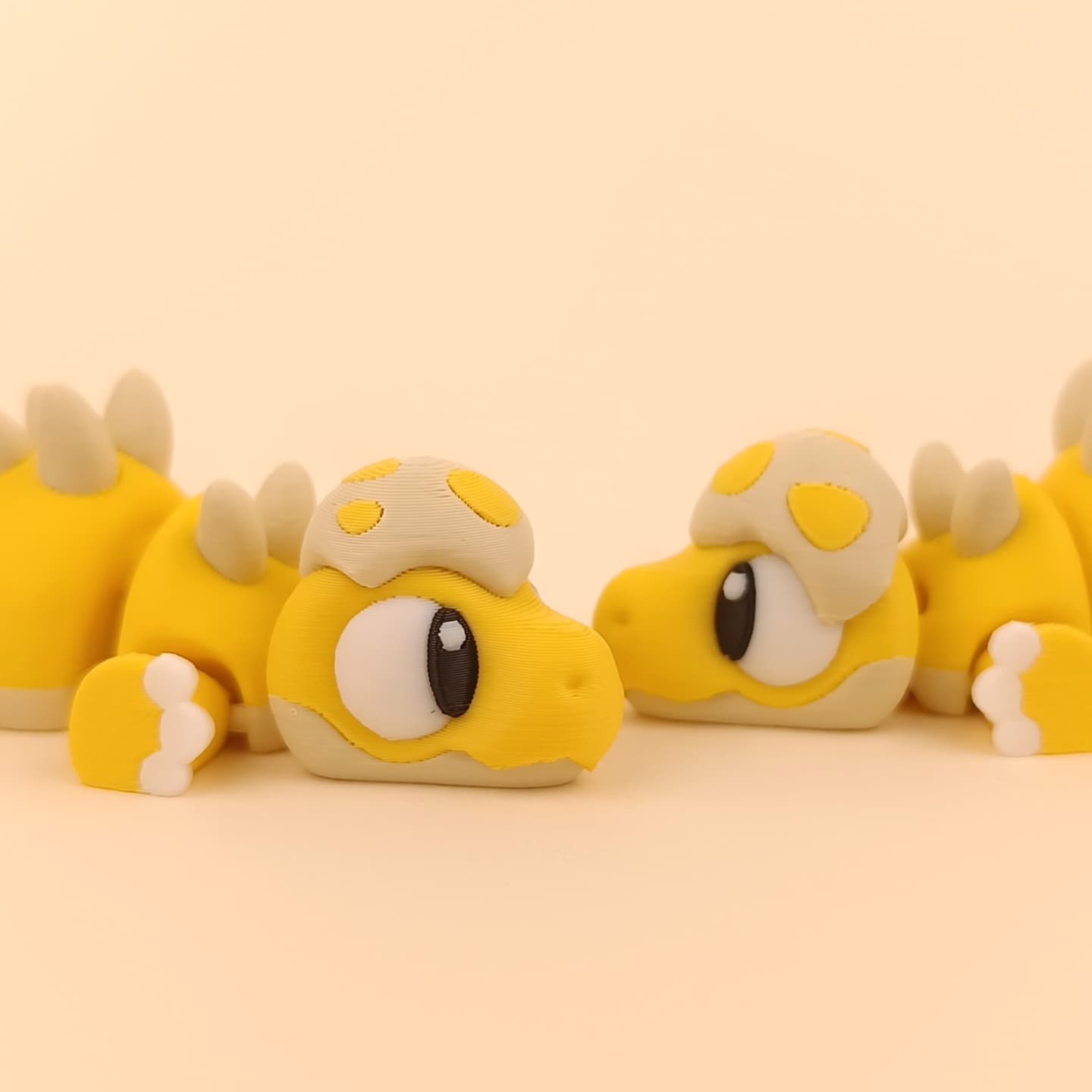 3DGOB NO:010 蛋壳剑龙 Stegosaurus-创客之家