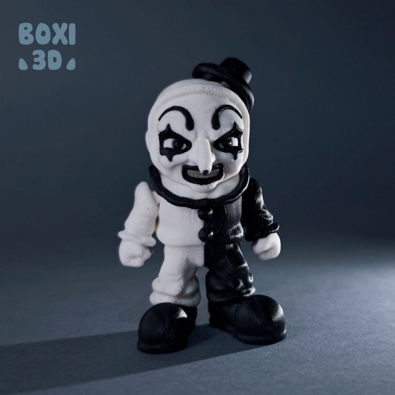 BOXI3D NO:024 小丑 Boxi3D_Art the Clown-创客之家