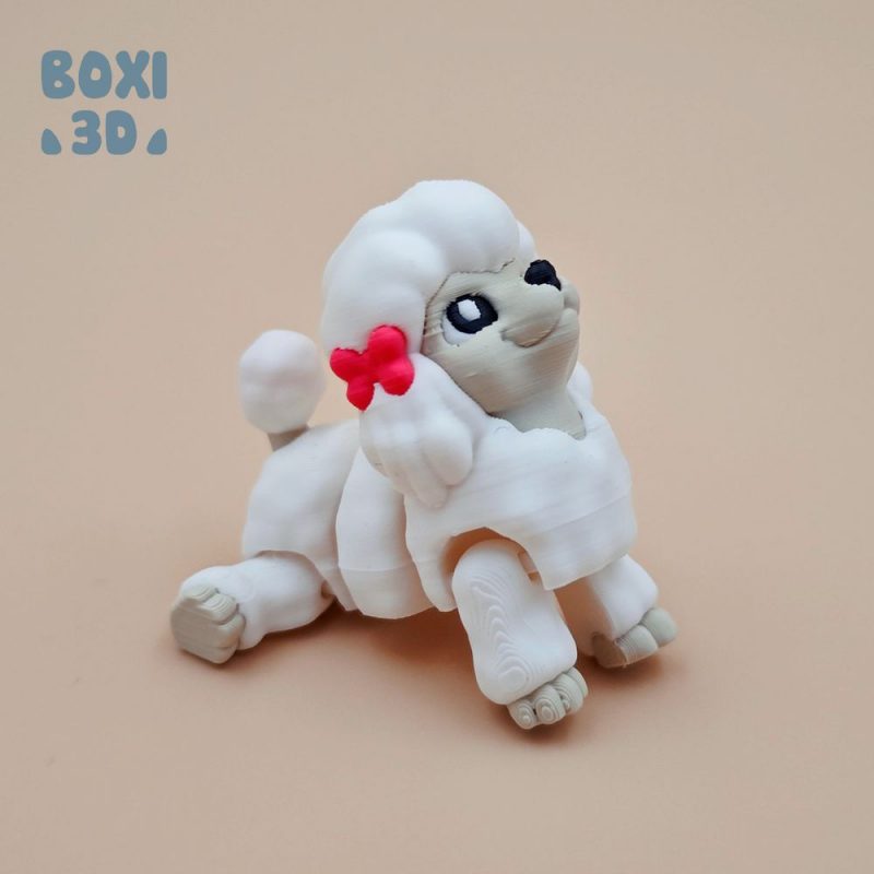 BOXI3D NO:026 贵宾犬 Boxi3D_Poodle-创客之家