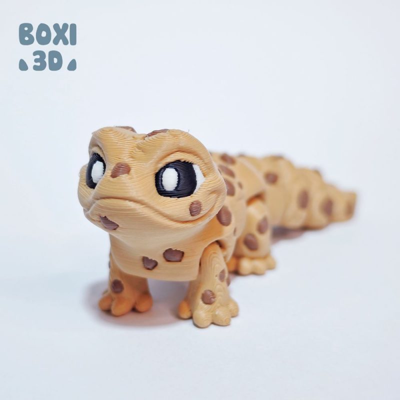 BOXI3D NO:020 小壁虎 Boxi3D- Cookie Gecko-创客之家