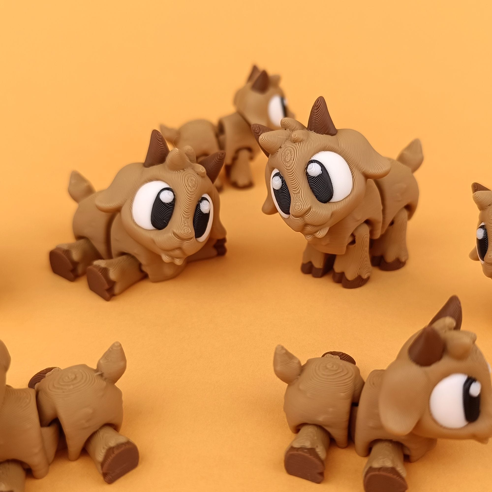 3DGOB NO:052 山羊3DGob Flexi_goat-创客之家