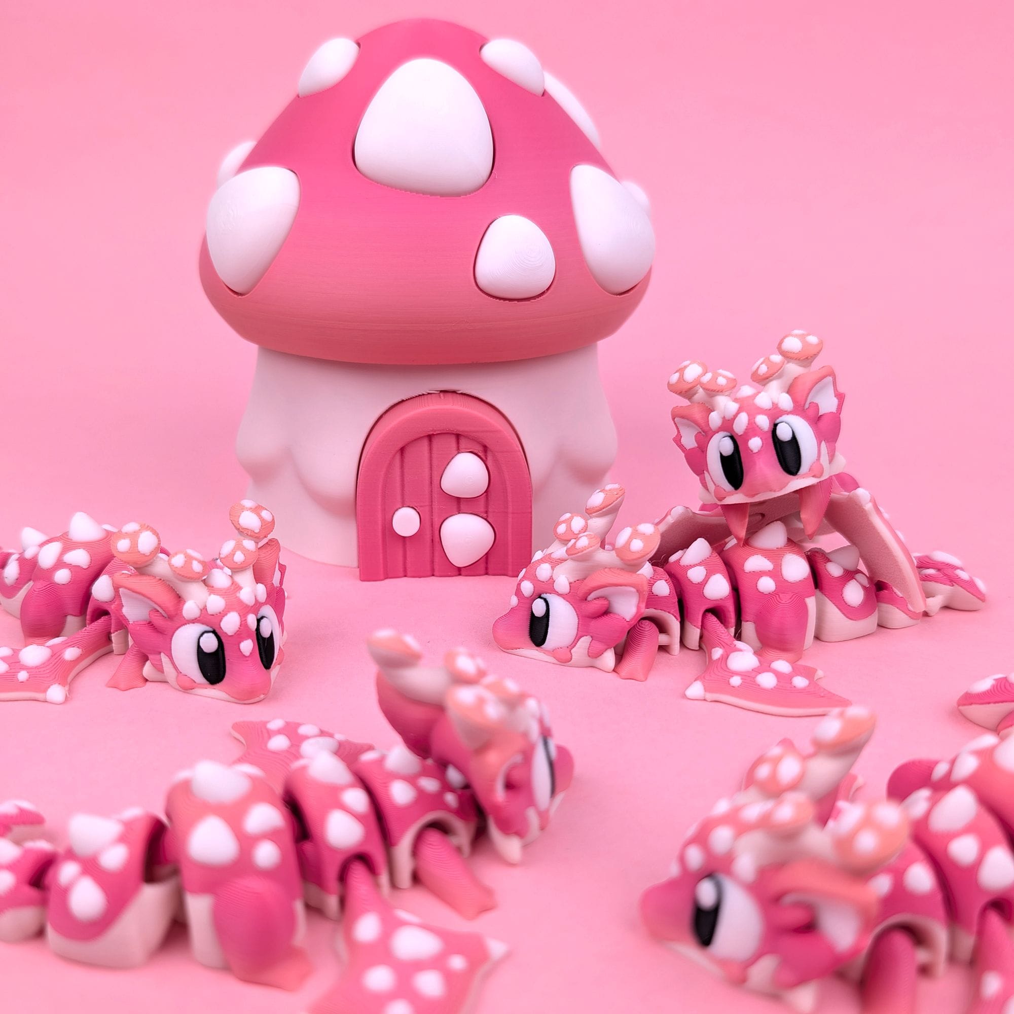 3DGOB NO:061 蘑菇龙Mushroom_MiniDragon-创客之家