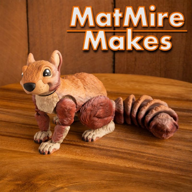 MatMire Makes NO:040 松鼠造型 含圣诞帽版本-创客之家