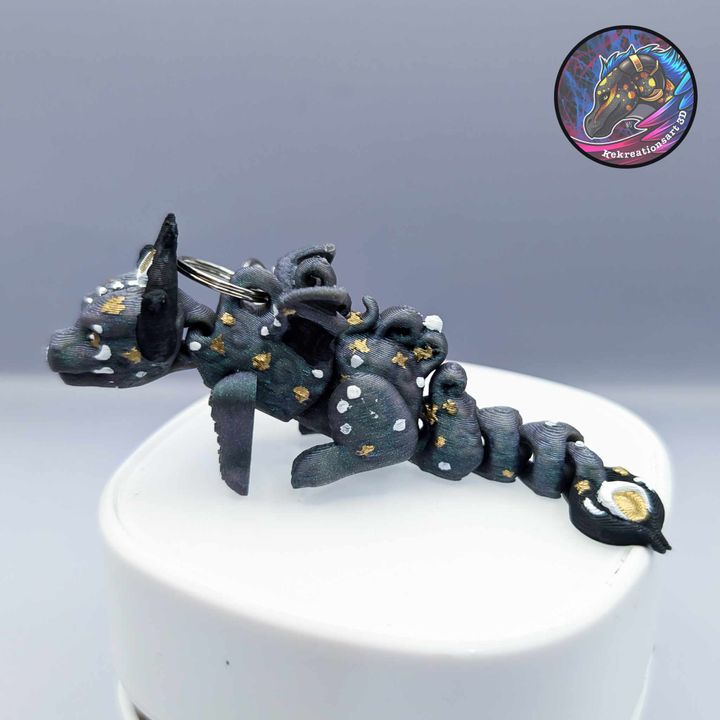 Kirsten M 小月亮龙钥匙扣-创客之家