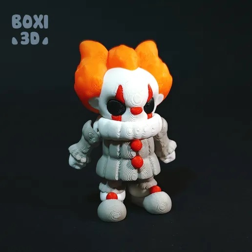 BOXI3D NO:007 小丑潘尼怀斯 Pennywise-创客之家