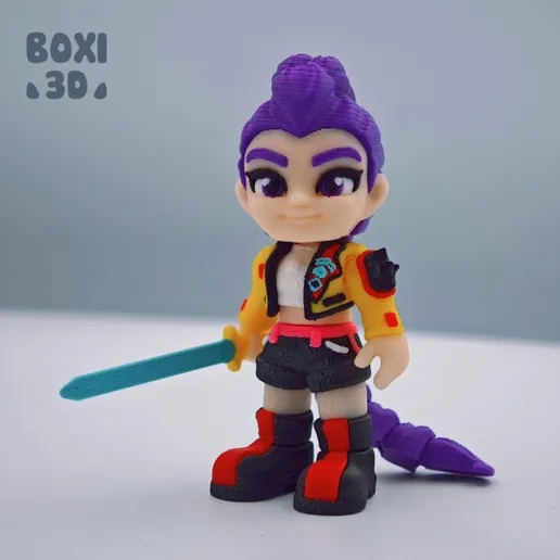 BOXI3D NO:060 恶魔猎人 鲁米-创客之家