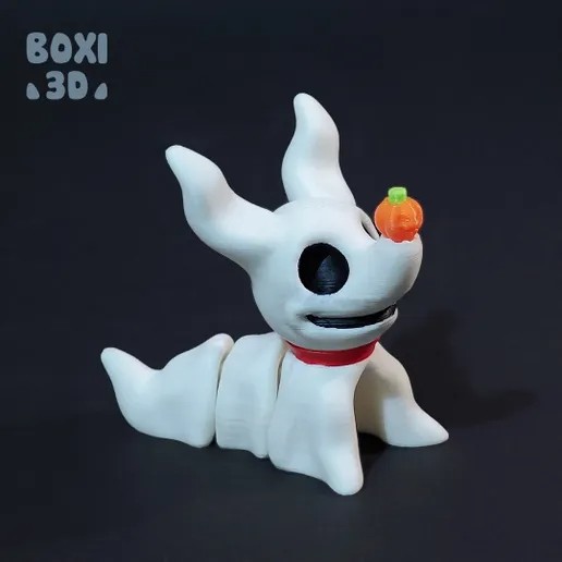 BOXI3D NO:005 小零 幽灵狗 LITTLE ZERO THE GHOST DOG-创客之家